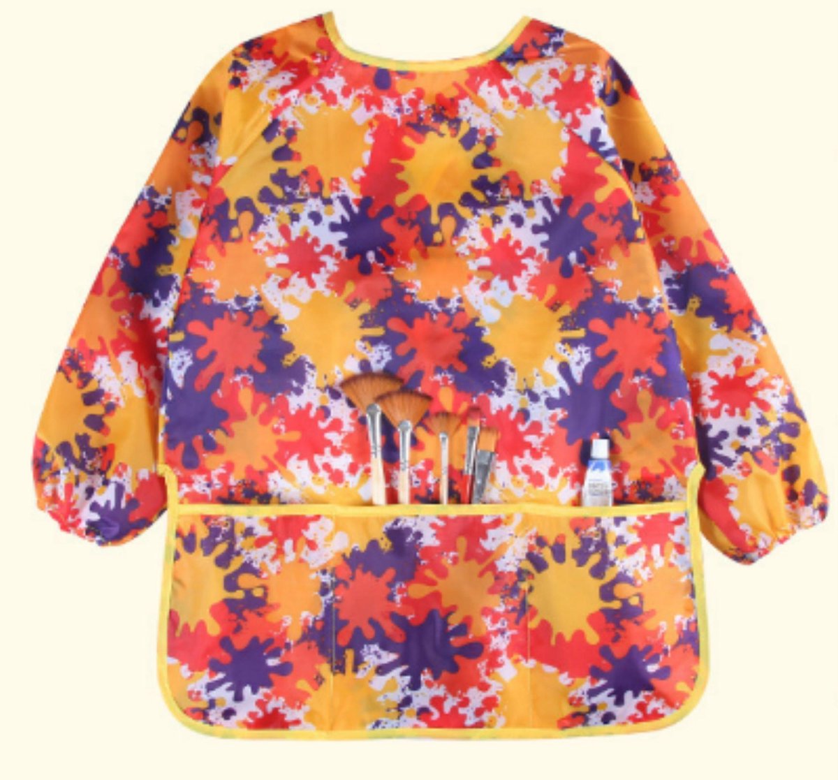 verfschort | kliederschort rood | verfschort peuters | schilderschort | creatief kinderen | knutselschort |  